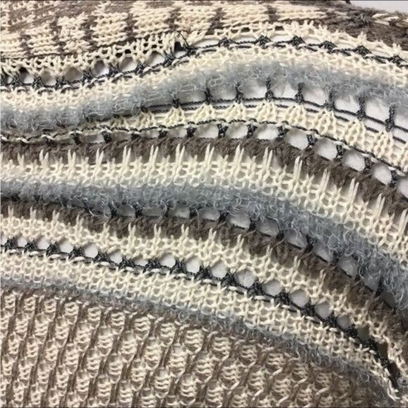 Kensie Women’s Open Front Longline Crochet Sweater Duster Cardigan, size M - Picture 6 of 9